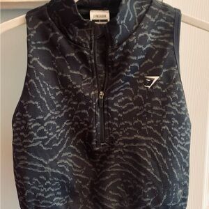 Gym shark Adapt Animal Seamless Crop 1/2 Zip M